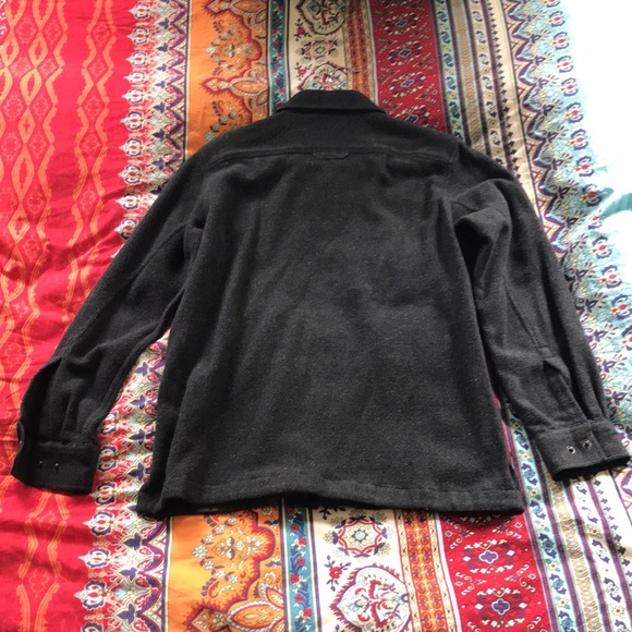 Fjallraven mens small Canada wool shirt jacket. Grey. - Picture 4 of 7